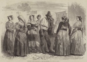 Peasantry in the Neighbourhood of Rome and Terracina by Gustave Janet